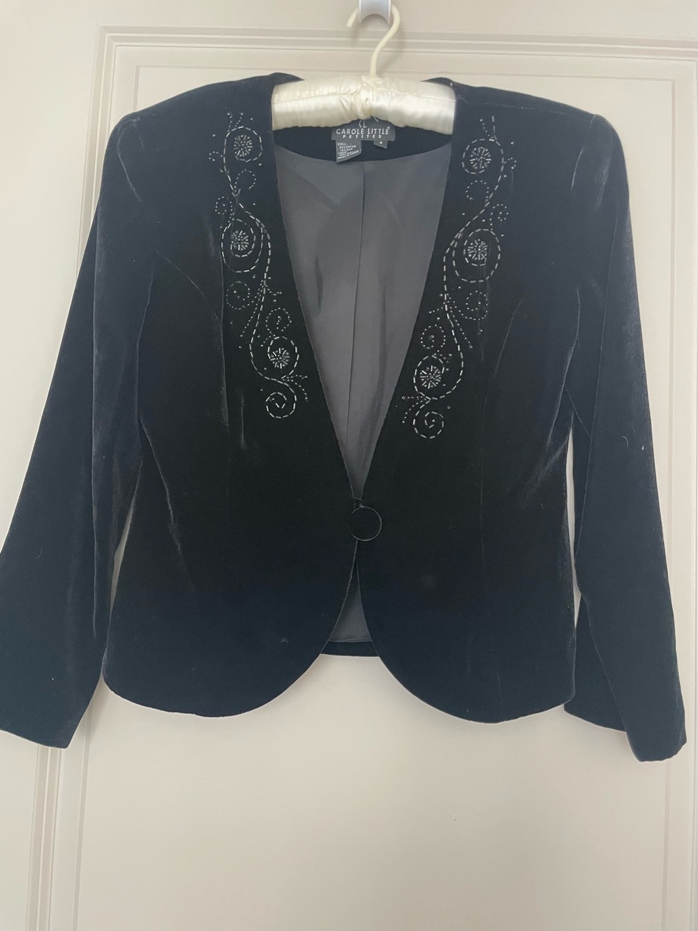 Carole Little Black Evening Jacket
